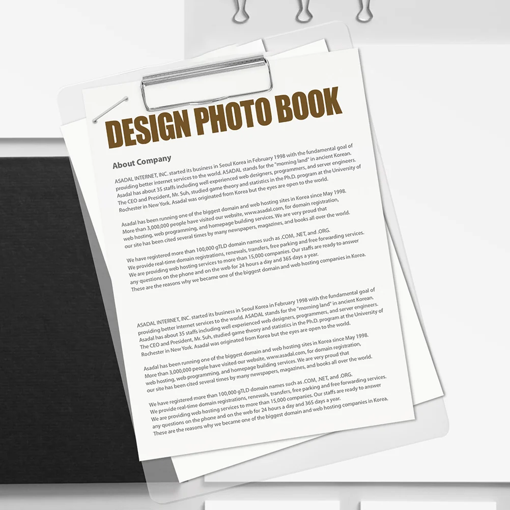 

6Pcs Metal Clipboard Clips Aluminum Alloy Mountable Clamp for Office School Document Board Holding Clipboard Clips