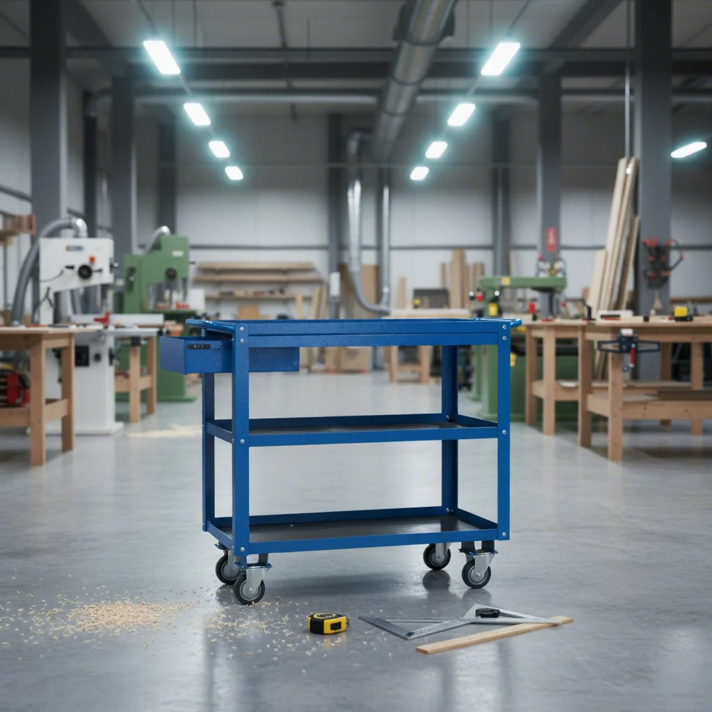 

Mobile Workshop Cart Steel Tool Trolley Cabinet Tool Trolley OEM Customizable 300kg Load Capacity Tool Storage Cabinet