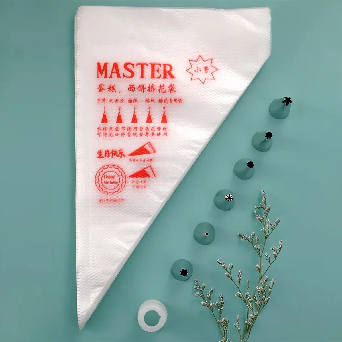 100 Stück dicke Einweg-Spritzbeutel zum Selbermachen, Kuchen, Creme, Dekoration, Spritzbeutel, Spritzbeutel, Backzubehör, Spritzhüllen – Detail 13