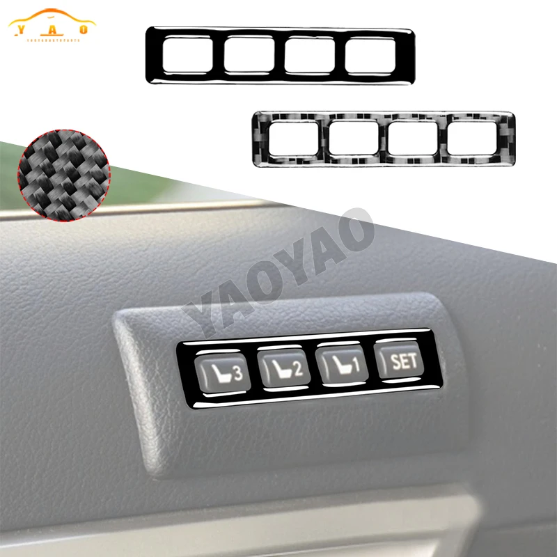 

Piano Black Style Car Seat Adjustment Panel Trim Sticker For Lexus CT 2011-2017 Car Accessories