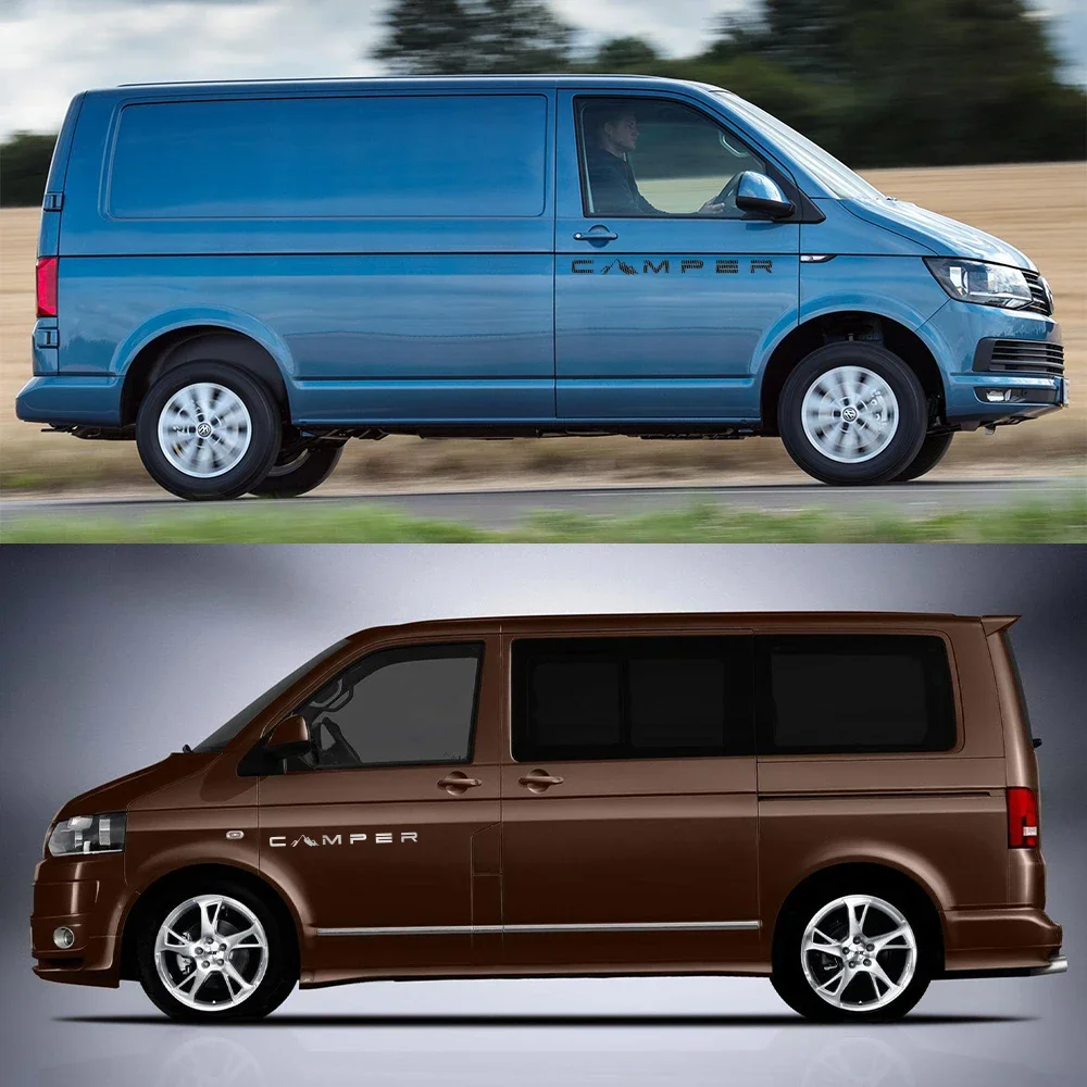 العربة الجبلية سيارة ملصق مائي 4x4 الطرق الوعرة لشاحنة قافلة فان تاكسي التخييم Rv البضائع متنقل الفينيل ديكور اكسسوارات السيارات