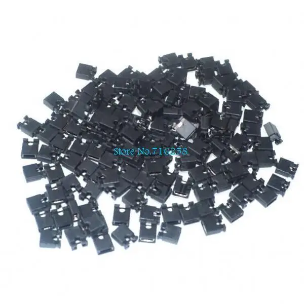 100pcs Mini Micro Jumper for 2.54mm Header (shunts) Short Circuit Block Jumper