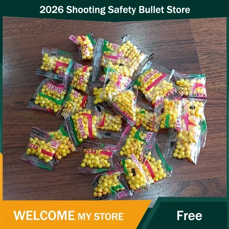 2026 For BB Bomb7-8mm Soft Rubber Ball Bullets