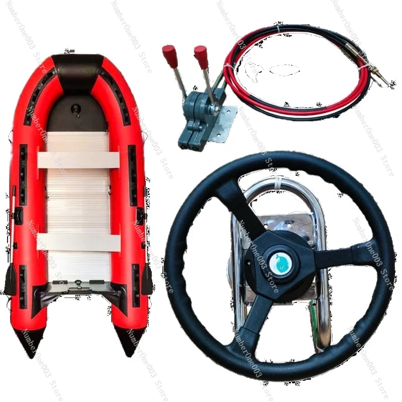 

Комплект переднего управления Bowrider Kayak, подвесной мотор, преобразование задней и передней части управления, резиновое рулевое колесо для лодки