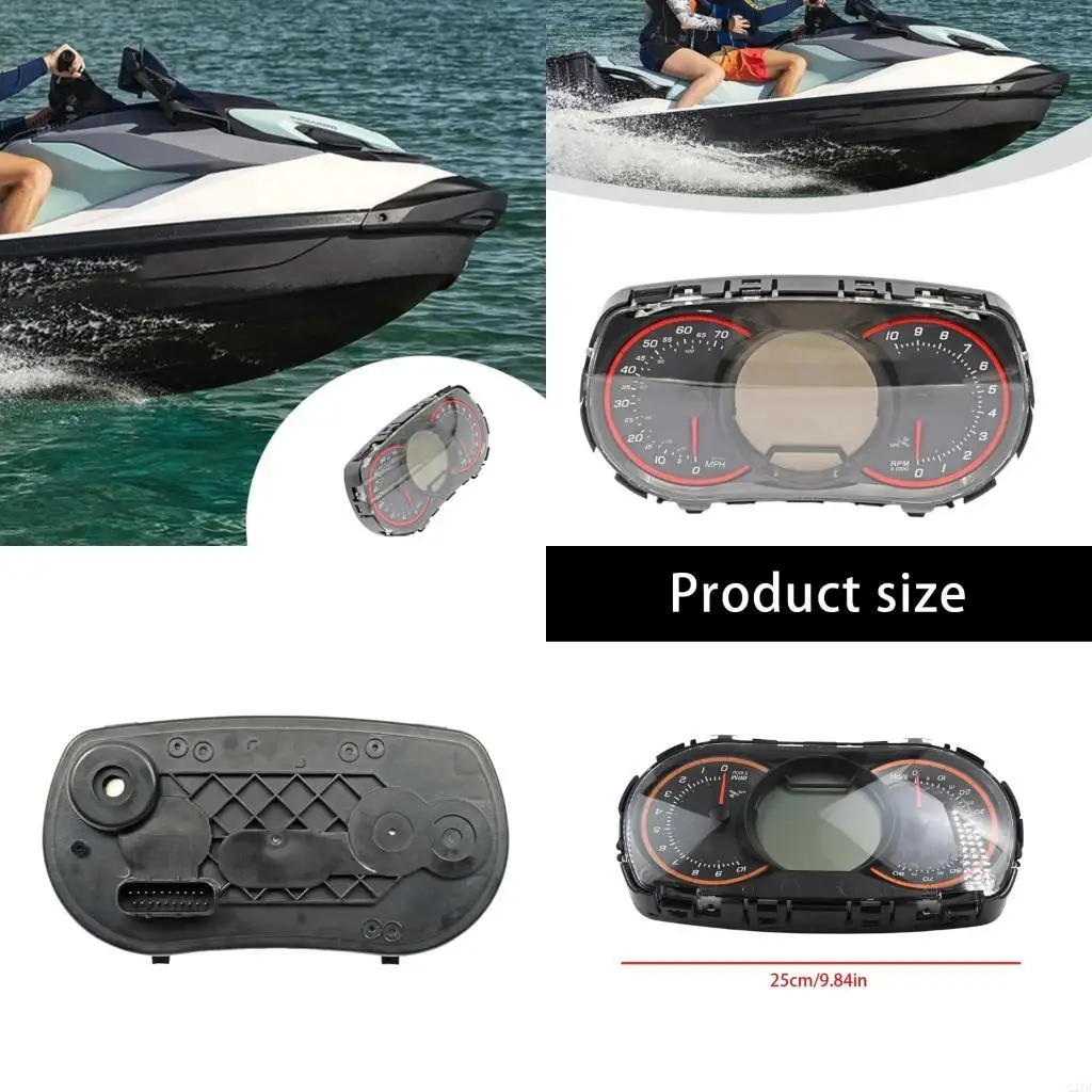 

278003005 Waterproof Watercraft Speedometer Shockproof Housing Clear Display For High Speed Marine Vehicles