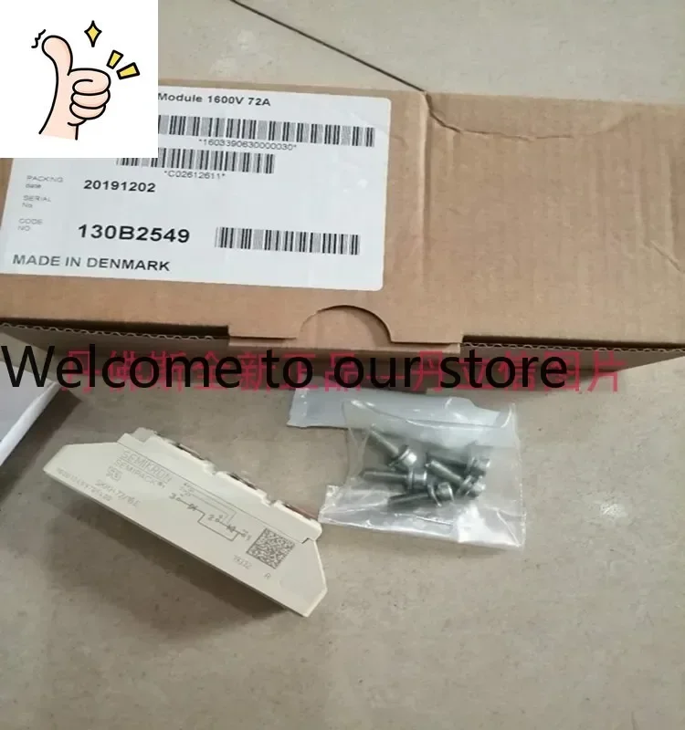2025 130B2549 Danfoss Inverter FC-302P37KT5E20 Rectifier Module 1600V 125A