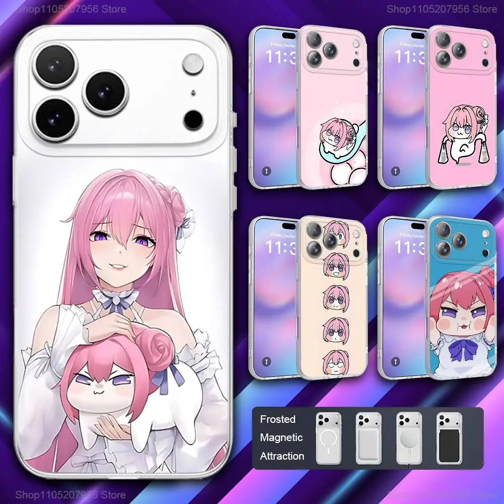 

Cute Funny N-Nikkes Doro Magnetic Frosted Cover Phone Case For iPhone 17,11,16,12,15,14,13,Pro,Plus,E,Max,Air,Mini