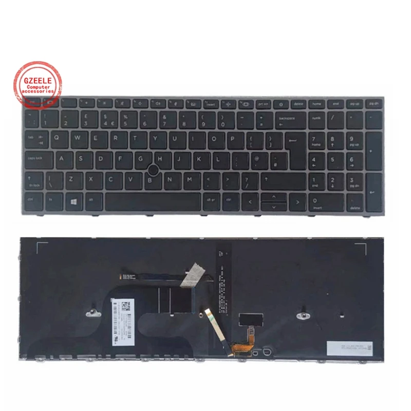 

US English Keyboard for HP ZBOOK fury 17 G7 G8 With Backlit