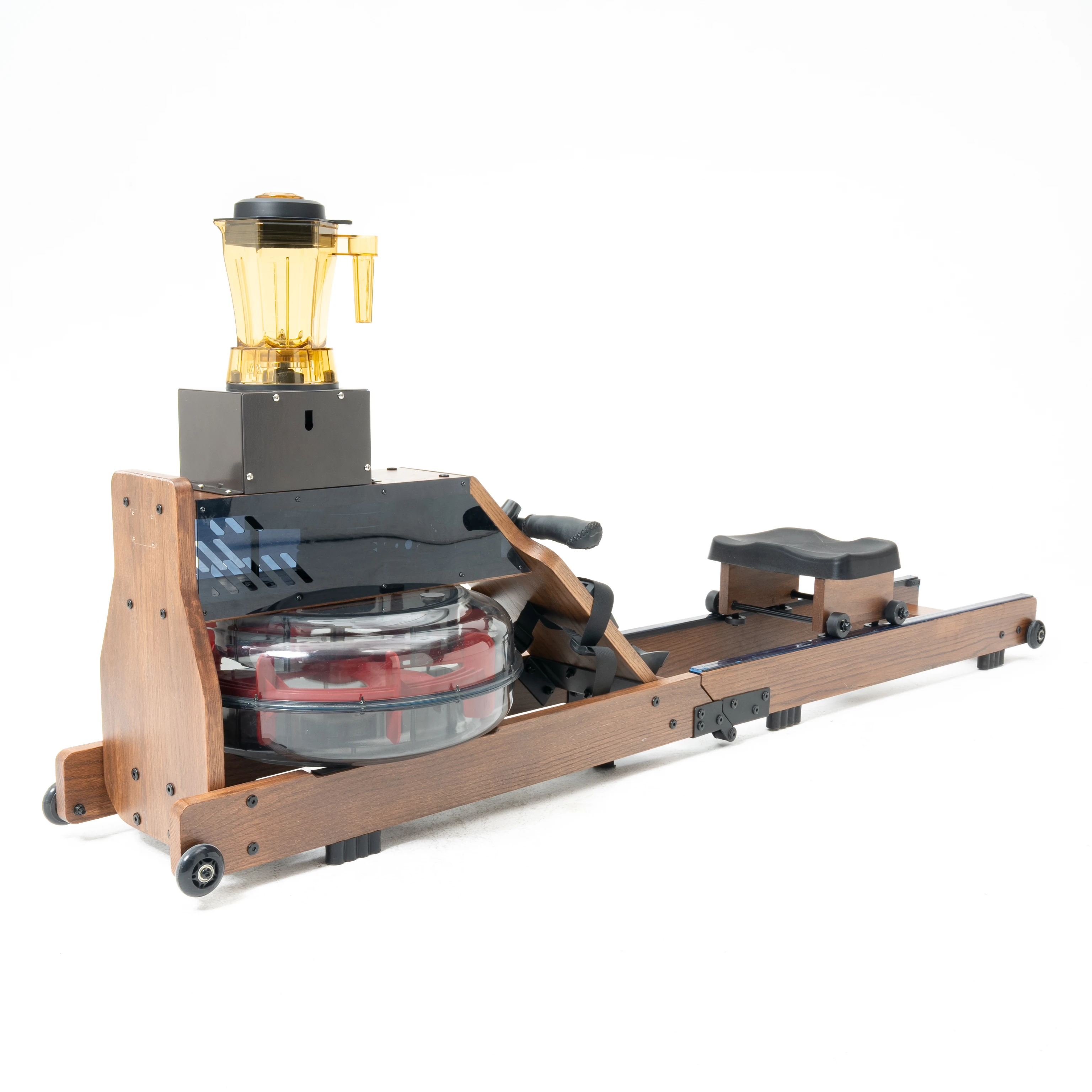 ATV&UTVEXI 2025 Latest Commercial Foldable Wood Indoor Rowing Machine Home Gym Use Human-Powered