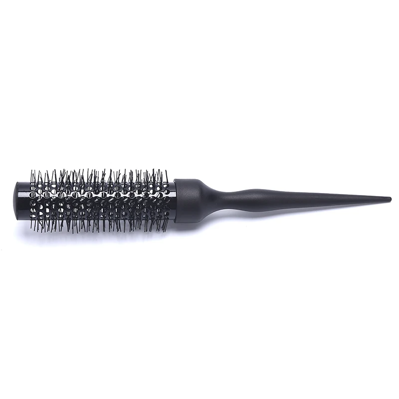 Profissional Round Hair Roller Combs, Long Handle Cerdas, Cabeleireiro Combs, Curling Brush, Styling Tools