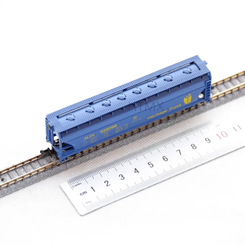 Diecast N 1: 160 Scale MP 55-foot ALPX Freight Funnel Truck Train Alloy Model Sand Table Display Toy Collection Gift Souvenir