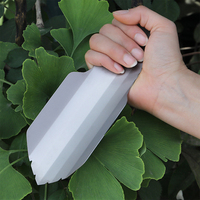 Lixada Titanium Garden Hand Shovel Outdoor Camping Hiking Backpacking Trowel with Clip Garden Hand Shovel Titanium Hand Shovel
