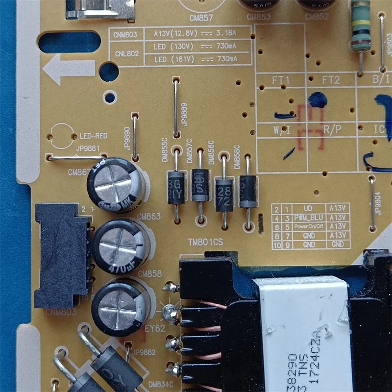 Оригинальная и оригинальная плата питания BN44-00852F для телевизора Samsung L48MSFR_MDY BN4400852F BN44-00852