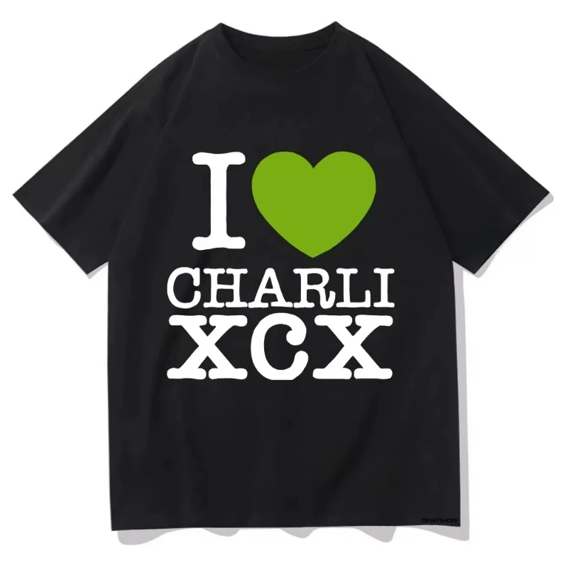 Charli Xcx mit Special Guest Shygirl T-Shirts Brat Album 2025 Tour Herren/Damen Kleidung Ästhetisches Unisex Streetwear Baumwoll-T-Shirt