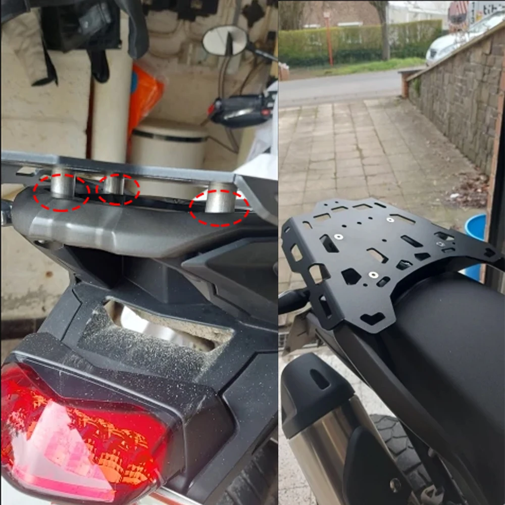 Motorcycle Accessories Rear Rack Luggage Shelf Bracket Tailbox Support For Triumph Tiger 900 Rally Pro GT Pro Tiger 850 Sport