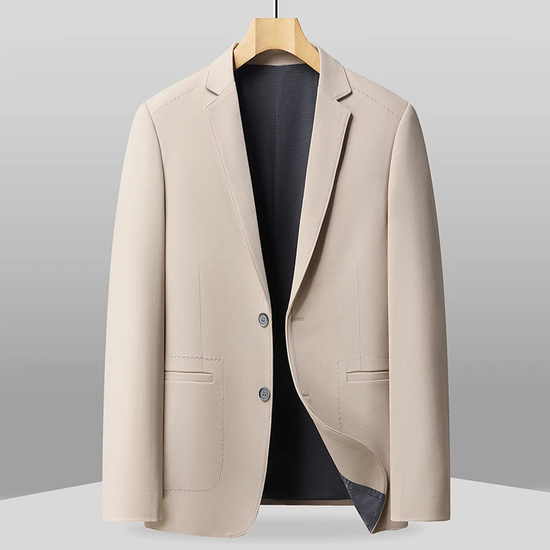 

New high-end business casual suit jackets for young and middle-aged men in spring, autumn and winter, single-piece woolen suit j
