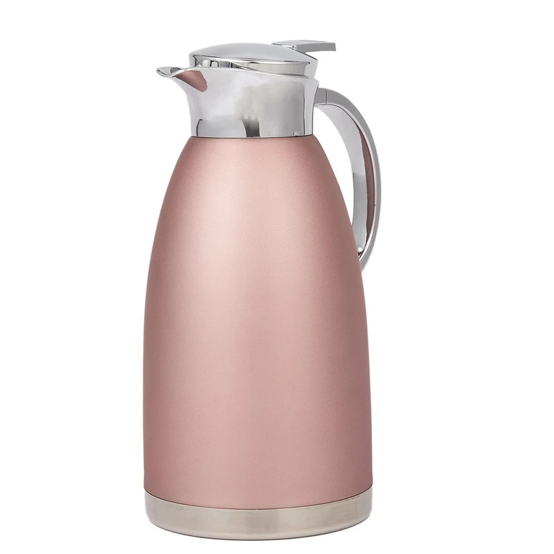 Thermal Hot Water Jug Pitcher Stainless Steel Vacuum Bottle Double Layer Insulation Cafe Tea Kettle Pot