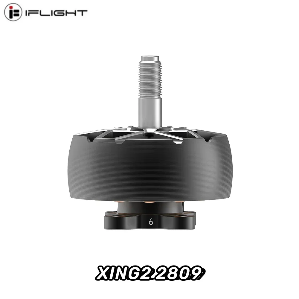 

IFlight XING2 2809 1250KV 4-6S бесщеточный двигатель Unibell с валом из титанового сплава 5 мм, совместимый пропеллер 7-8 дюймов для FPV дрона