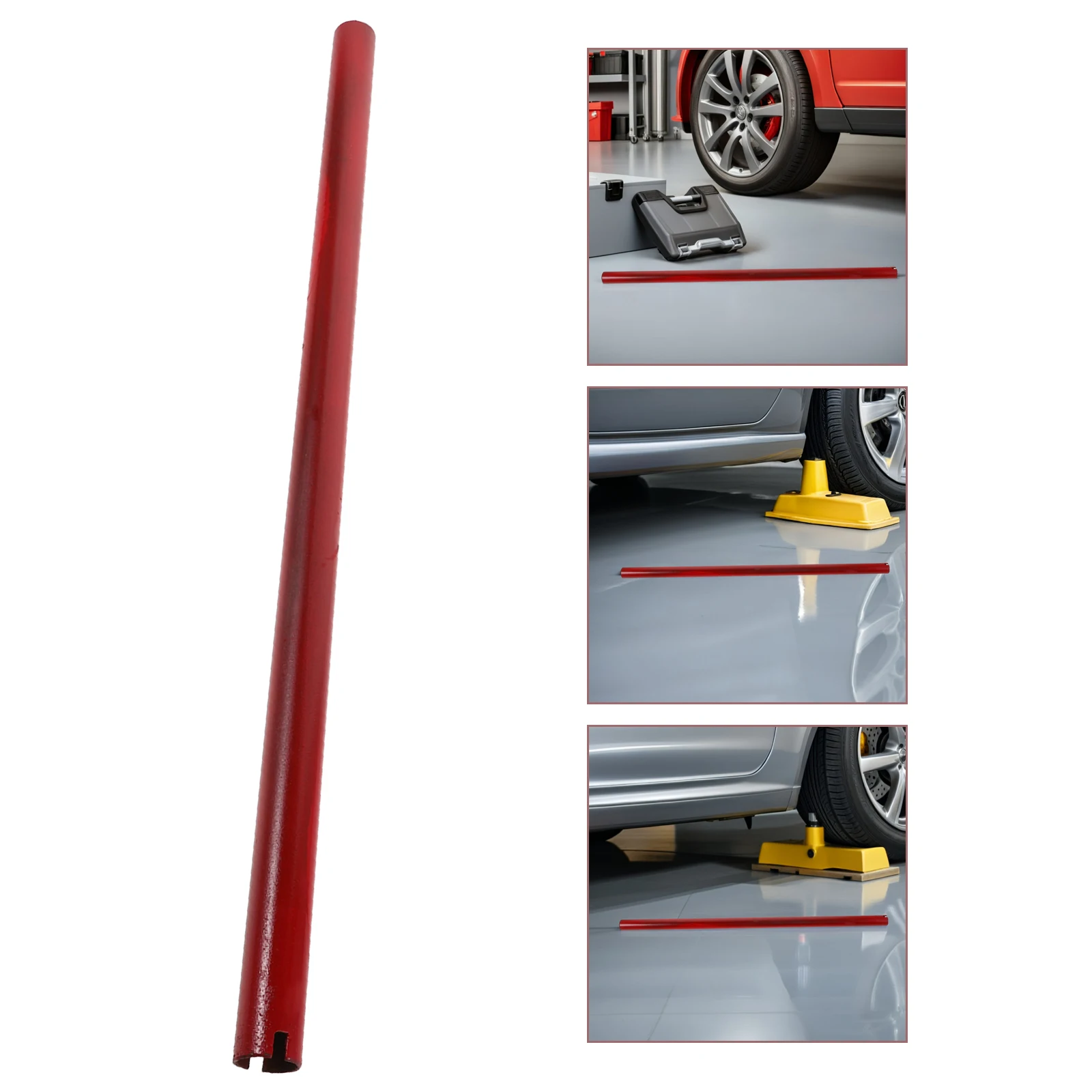 

Heavy Duty Hydraulic Jack Handle 50 Ton Floor Replacement Red Extended Rod Ergonomic Design For Car Garage Use Durable Metal