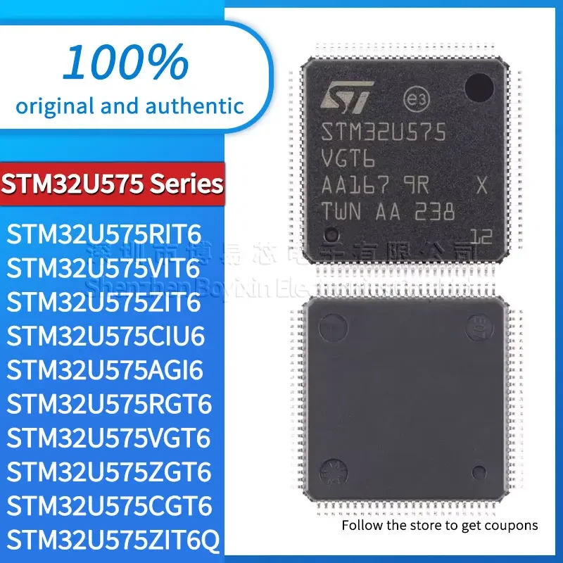 

STM32U575RIT6 STM32U575VIT6 STM32U575ZIT6 STM32U575CIU6 STM32U575AGI6 STM32U575RGT6 STM32U575VGT6 STM32U575ZGT6 CGT6 CIU6Q ZIT6Q