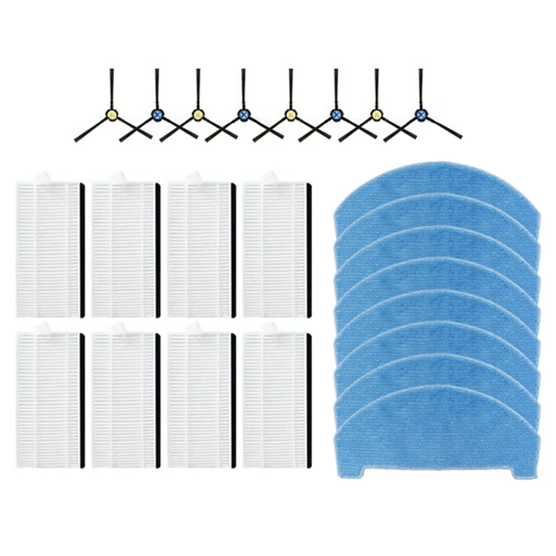 Для ILIFE T20s/A20, Polaris PVCR 3600/G2, детали робота-пылесоса, боковая щетка, фильтр Hepa, аксессуары для швабры