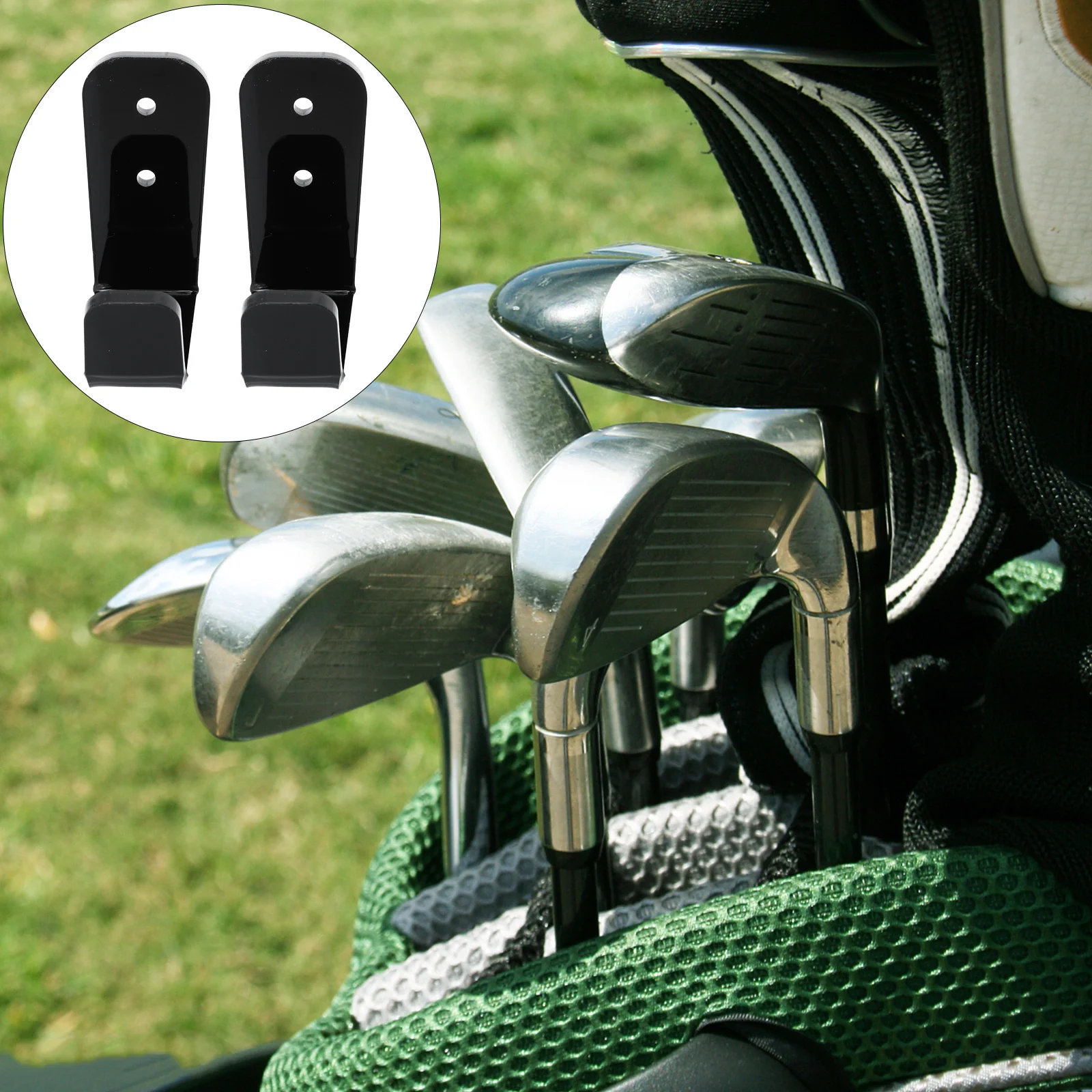 

2 Sets Ski Pole Hanger Hockey Stick Hangers Indoor Fishing Rod Storage Rack Holder Hanging Acrylic Support