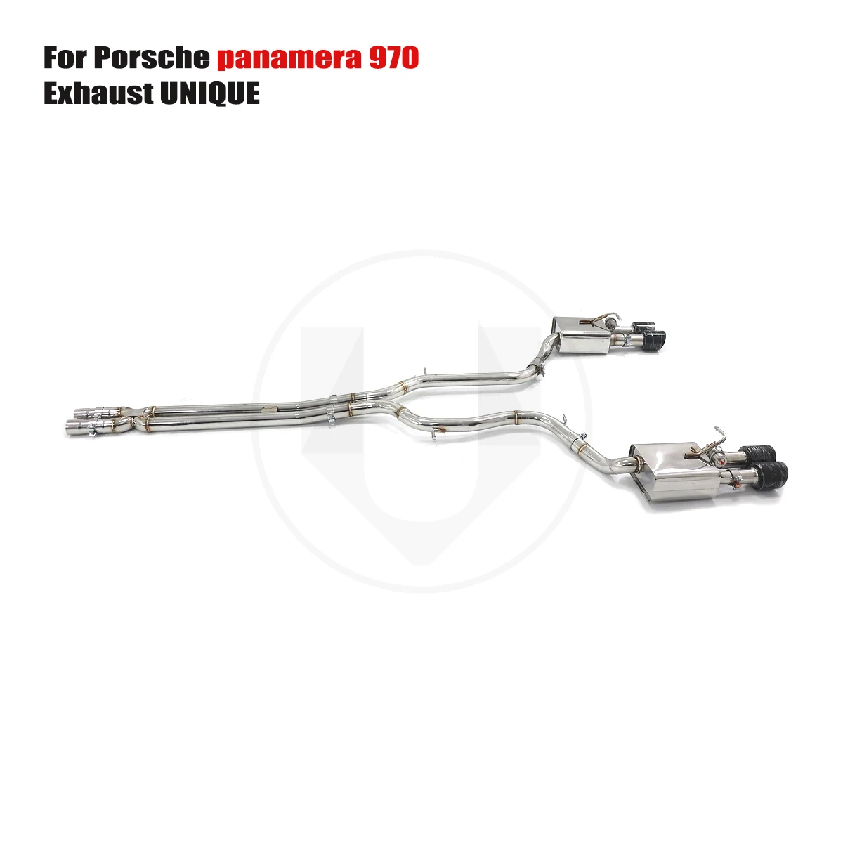 UNIQUE For 2010-2016 Porsche panamera 970 3.0T 3.6L 4.8L 4.8T performance valve exhaust system ss304 exhaust muffler