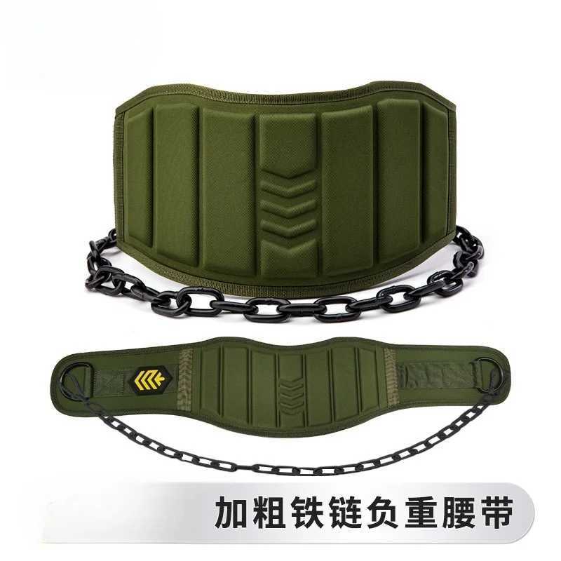 1pcs Fitness Weight Belt Pull-Up Horizontal Bar Waist Strength Squat Trainer