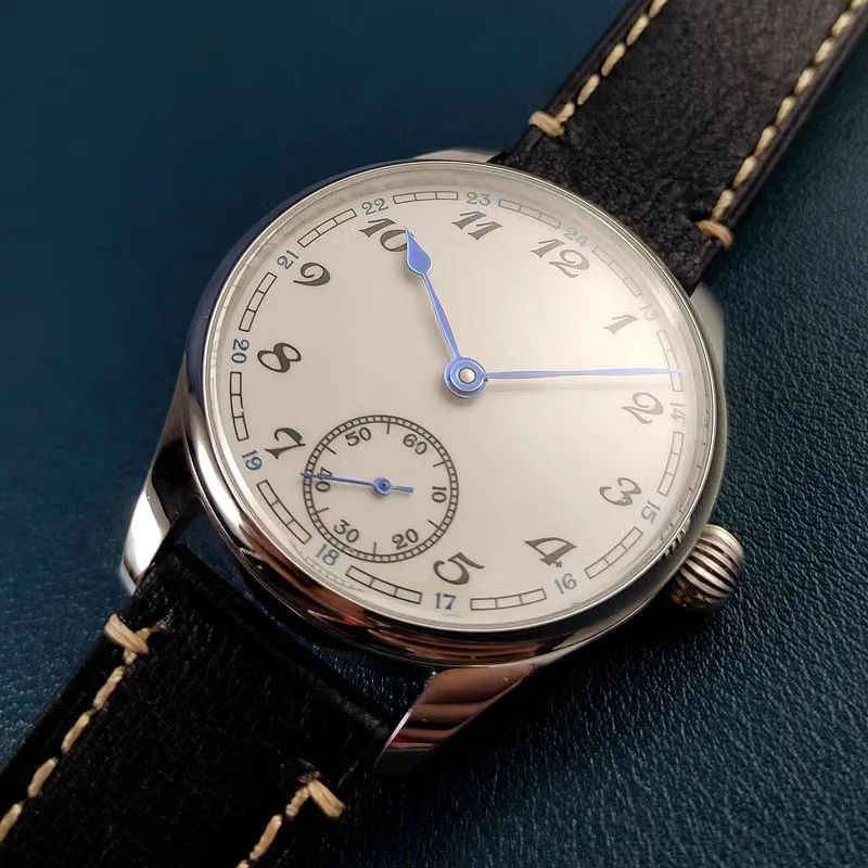Vakuy 40mm Men's Manual Mechanical Watch Vintage Business Seagull Core ST3621 Jones Sword Art Enamel Porcelain