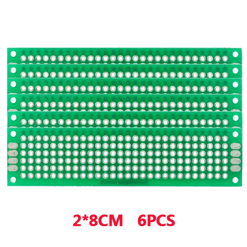 2/4/6PCS 2x8 7x9 9x15 10x15CM Green Double-sided Prototype DIY Universal Printed Circuit PCB Board Prototype Board