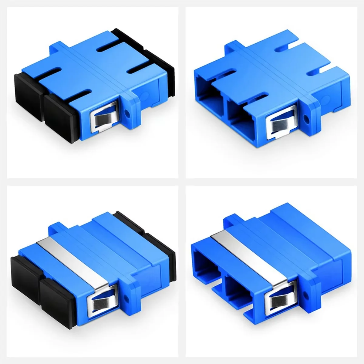SUMMITEK 20pcs 80pcs OS2 Duplex Fiber Optic Connector Adapter Communication Coupler SC APC/UPC FTTH Tool SC To SC
