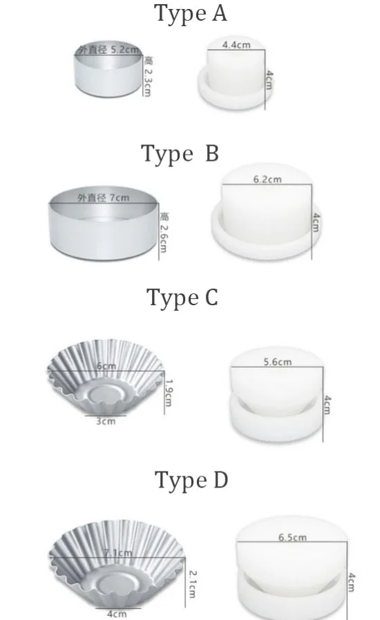 Manual Egg Tart Machine Pressure Head Base Tart Shell Presser Machine Mould