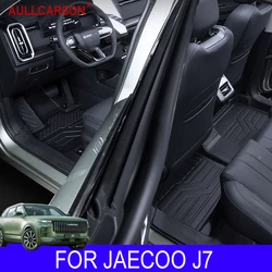 For JAECOO J7 2023 2024 Car Floor Mats TPE Single Layer Foot Pads Salon Carpet Full Cover Interior Accessories