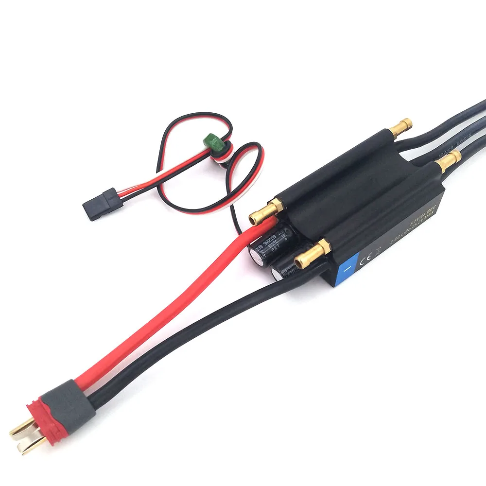 FLYCOLOR 2-6S Brushless Motor ESC 90A Forward Backward Water Cooling Speed Controller for RC Boat Monoboat Marine Hydroplane