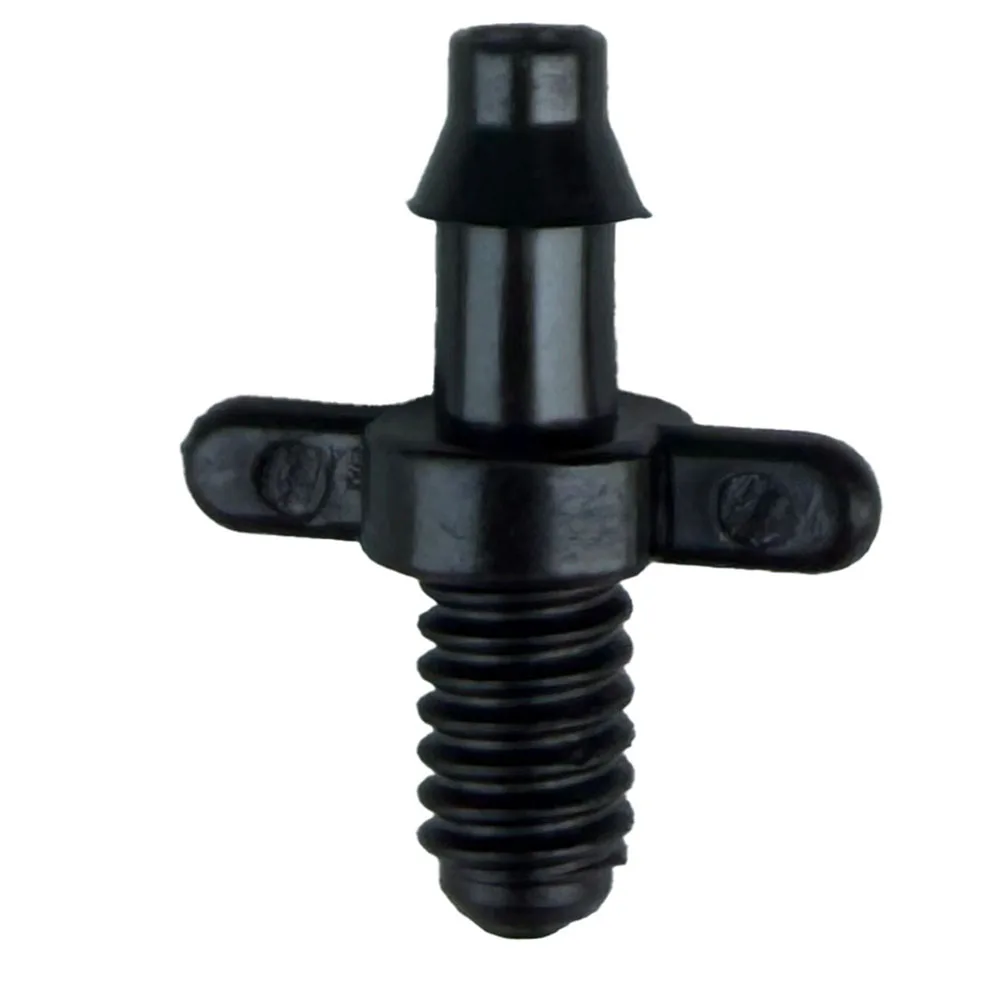 100 Count Thread Adapter for 4/7mm PVC Tubing Supporting Both Temporary and Permanent Drip Irrigation Installations