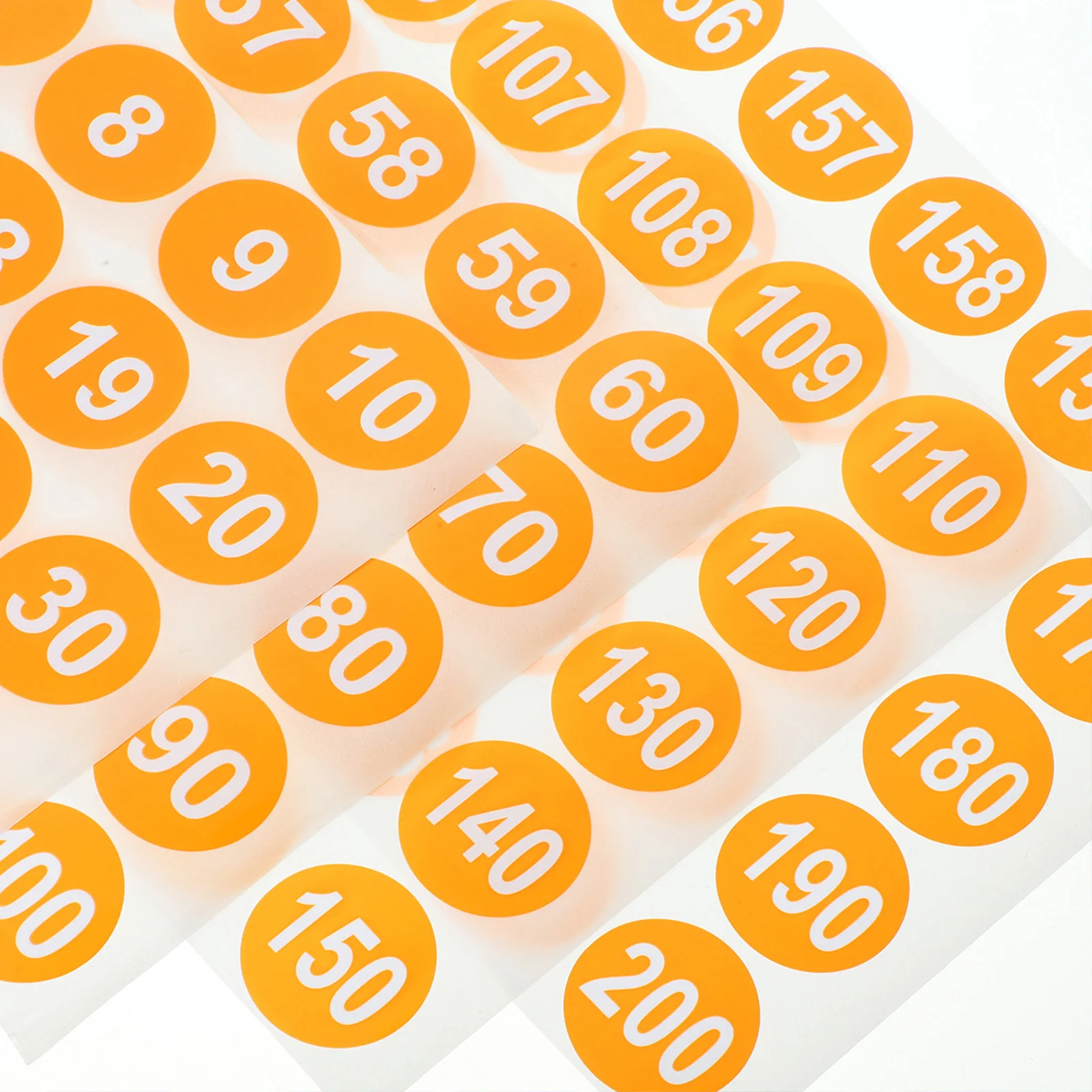 

Round Digital Stickers 1-100 Self-Adhesive Number Labels For Organization Classroom Office Storage Sorting Multi-Use