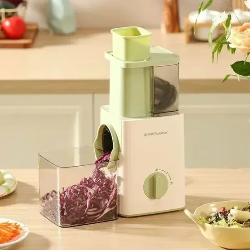 قطاعة خضراوات كهربائية متعددة الوظائف للمطبخ المنزلي - مبشرة أمان يدوية وسحرية