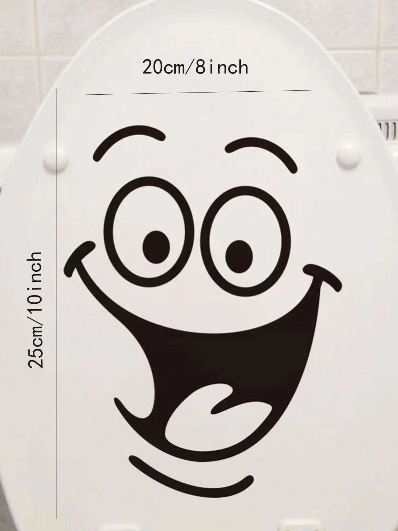 مضحك لطيف مقعد المرحاض ملصق الأزياء شخصية المرحاض ملصق الحمام المرحاض تجديد ملصق مقاوم للماء #2