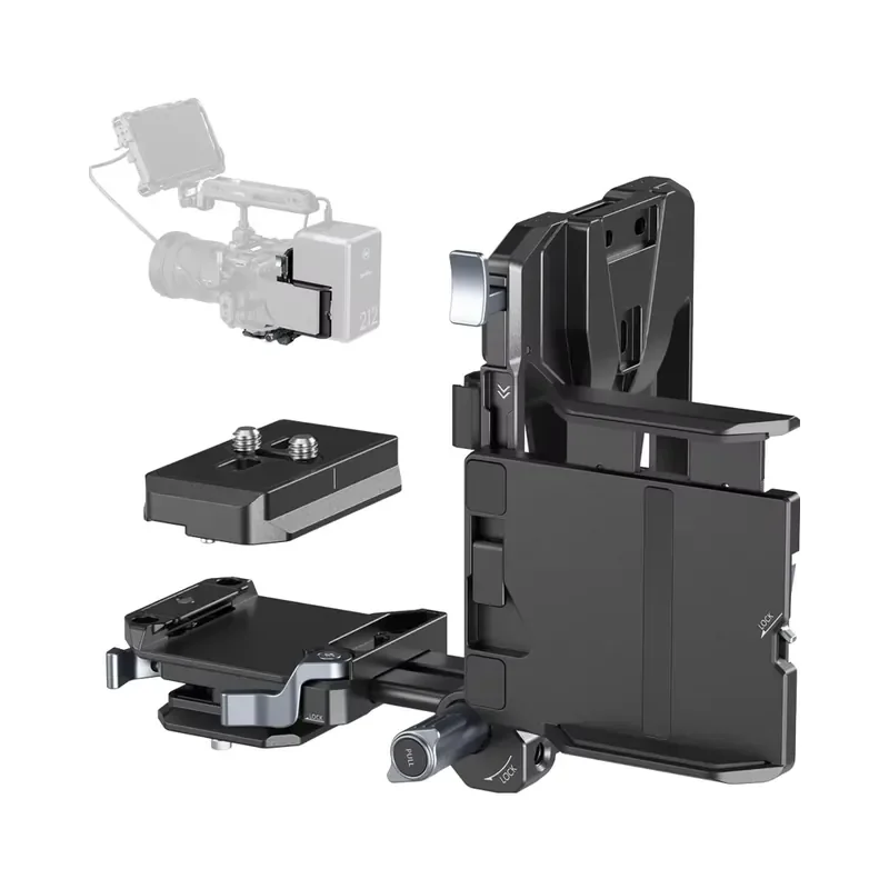 For SMALLRIG All-in-One Compact Video Rig for NEEWER V Mount Battery Plate Kit QR Arca LCD Screen Protection Bracket