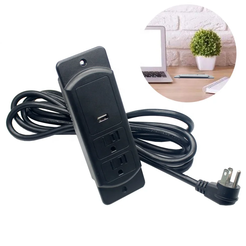 

2OUTLET CHILD SAFETY LOCKS RECESSED MOUNTED USB SOFA CHARGER SOCKET WITH 2 USB PORTS