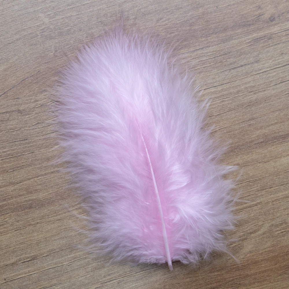 50 100 قطعة مارابو يطير ربط المواد تركيا الريش مارابو بلوماس ملحقات للتزيين Diy بها بنفسك حلم الماسك مجوهرات الحرف اليدوية