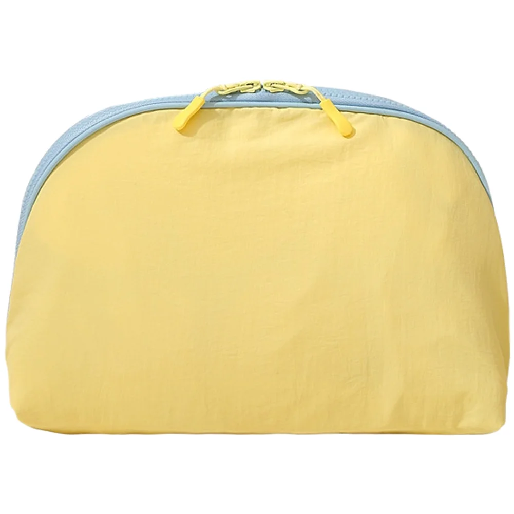 Large Opening Shell Style Underwear Storage Bag 3 Section Travel Organizer Made of Water Resistant Taslon Fabric