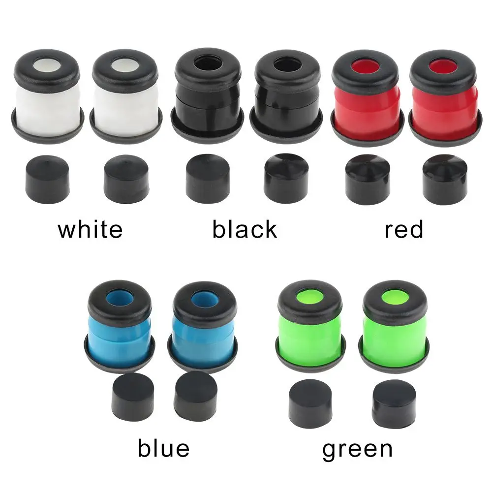 1Set Skateboard PU Rubber Shock Absorber Colorful Shock Pad Set 90a Hard  Longboard Top/Bottom Bush Washers Dropshipping