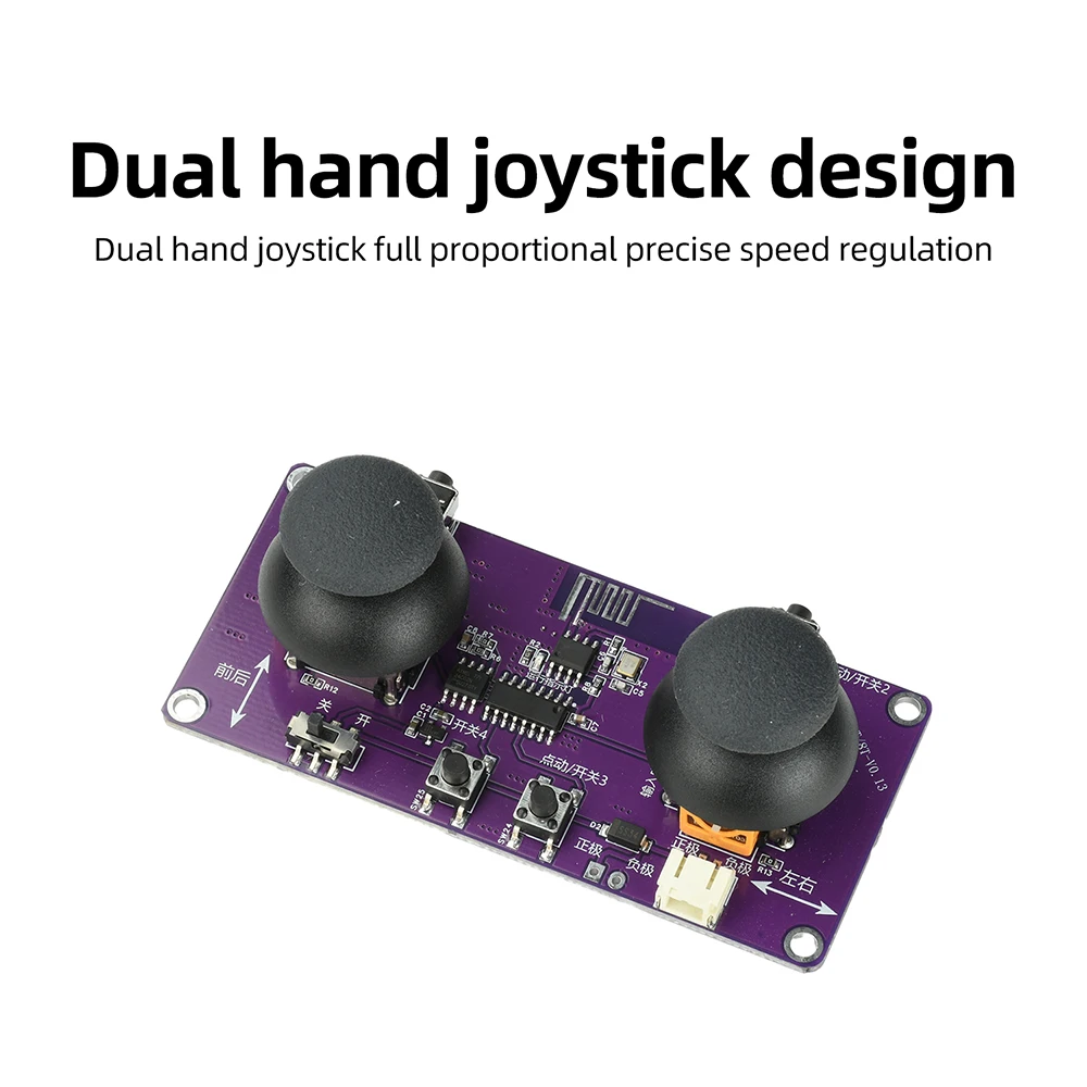 2.4G 8-Channel Wireless Remote Control Module DIY Kit Dual Joystick Full Proportional Speed Control
