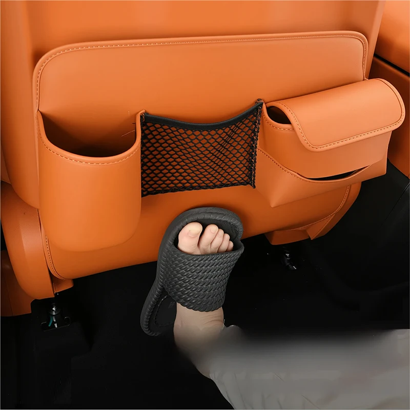 

For JETOUR G700 2025+ Rear Seat Anti-kick Mat Cover Leather Multi-Functional Seat with Storage Box Cover Mat Car Accessories