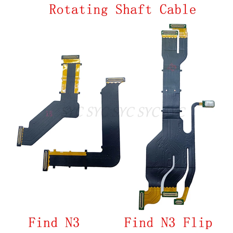 

Main Board Connector LCD Flex Cable For OPPO Find N3 Flip Rotating Shaft Cable Repair Parts