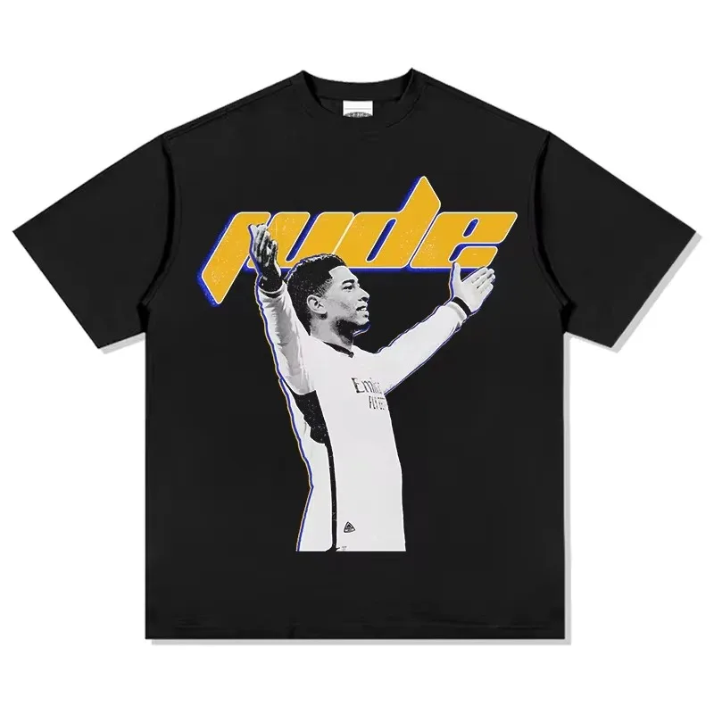 

New Arrival Mens Clothes Tee Shirt Homme Y2k Graphic T-Shirts Men Tshirt for Men Ropa Hombre Jude Bellingham Football 71063