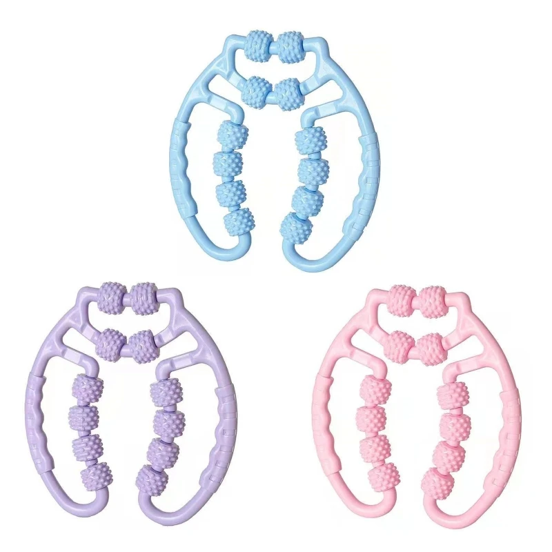 Rolo massagem esportiva feminino relaxamento muscular bezerro anel clipe perna meridiano relaxar músculos yoga exercício