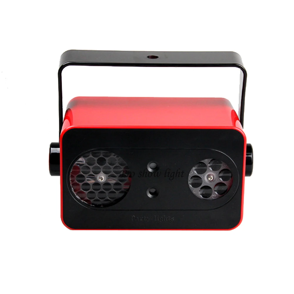 3IN1 Effect Pattern Party Light DJ Lazer Light Projector Battery Powered Portable LED Stage Lights With Remote For Disco Wedding