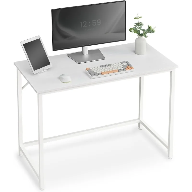 

Computer Desk, Gaming Desk, Home Office Desk, for Small Spaces, 19.7 x 39.4 x 29.5 Inches, Industrial Style, Metal Frame, Black